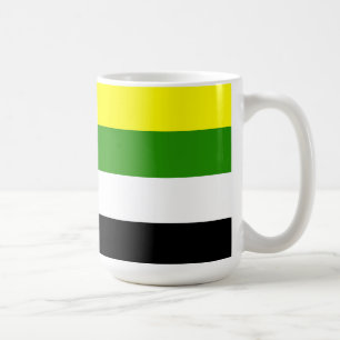 Taza De Café Bandera de Orgullo Eskoliosexual