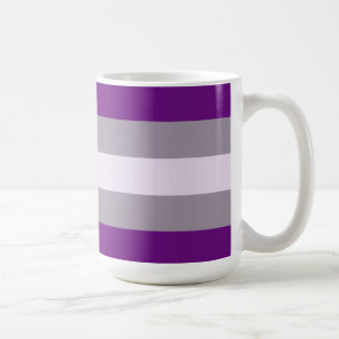 Taza De Café Bandera de Orgullo Grisesexual