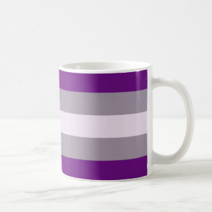 Taza De Café Bandera de Orgullo Grisesexual