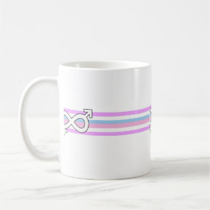 Taza De Café Bandera de orgullo intersexual