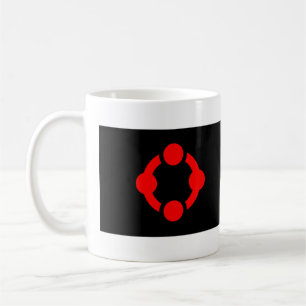 Taza De Café Bandera de Orgullo Niche (Negro)