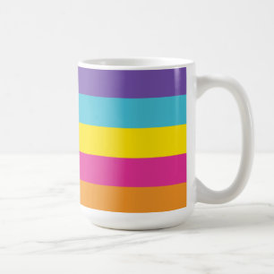 Taza De Café Bandera de Orgullo No Binario de Género