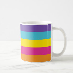 Taza De Café Bandera de Orgullo No Binario de Género