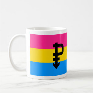 Taza De Café Bandera de Orgullo Pansexual