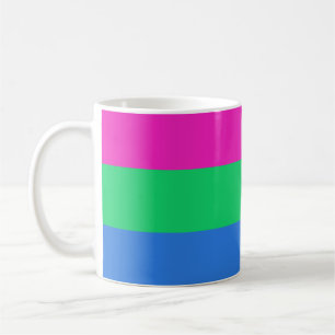 Taza De Café Bandera de Orgullo Polisexual