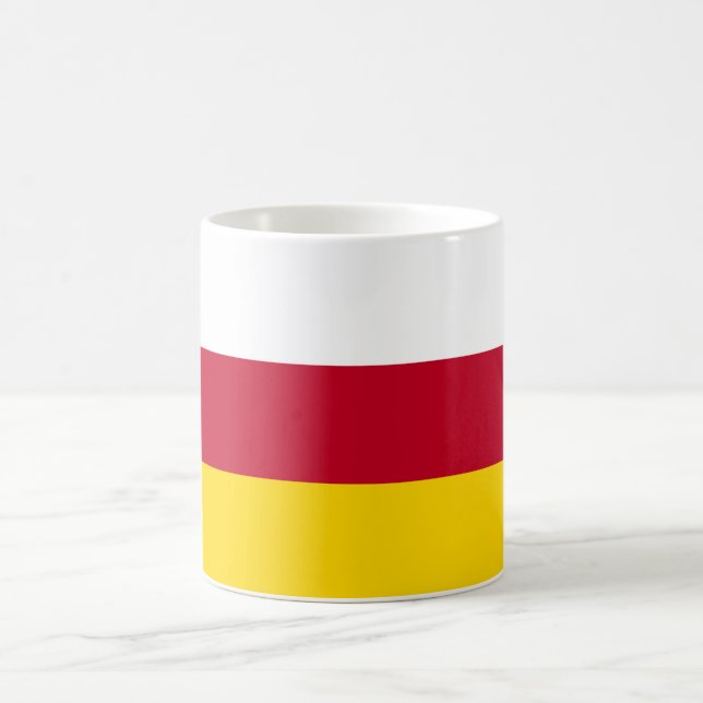 Taza De Café Bandera de Osetia del Norte (Centro)