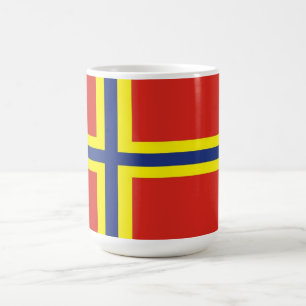 Taza De Café bandera de país de las Orcadas Gran Bretaña Rein