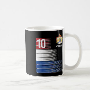 Taza De Café Bandera de Países Bajos 10 Hombres Mujeres Fútbol 