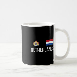 Taza De Café Bandera de Países Bajos Fútbol Fútbol Hincha Hombr