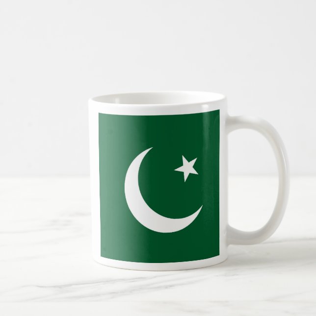 Taza De Café Bandera de Pakistán (Derecha)