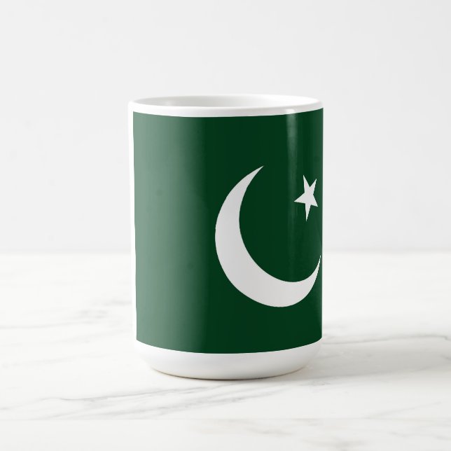 Taza De Café Bandera de Pakistán (Centro)
