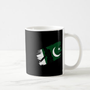 Taza De Café Bandera de Pakistán Aficionado al cricket de Pakis