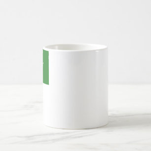 Taza De Café Bandera de Paquistán con nombre en Urdu