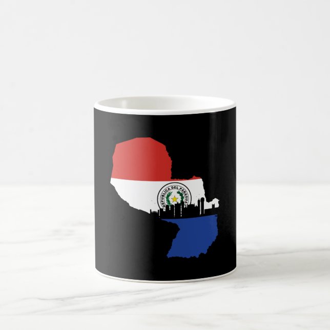 Taza De Café Bandera de Paraguay (Centro)