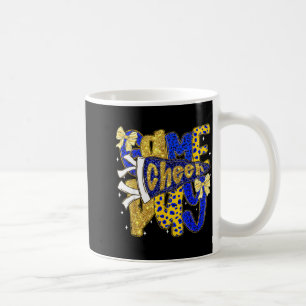 Taza De Café Bandera de Pennant de Mamá de Fútbol de Día de Jue
