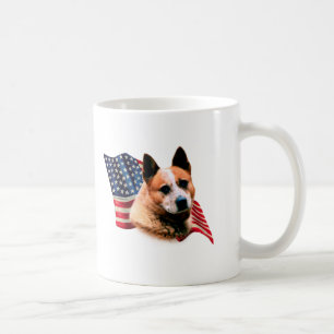 Taza De Café Bandera de perro de ganado de Australia