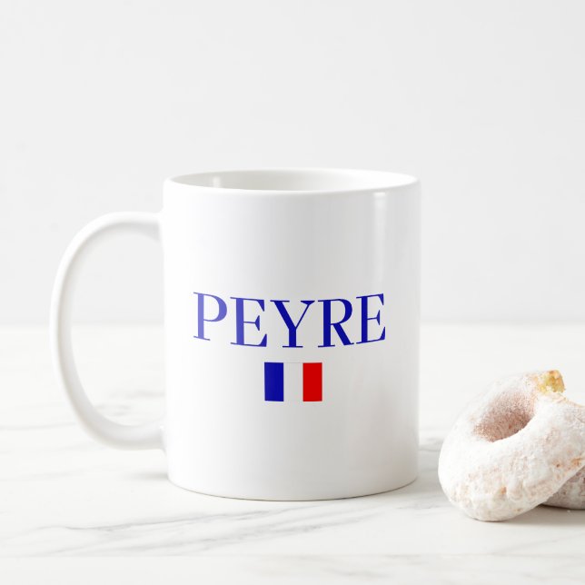 Taza De Café Bandera de PEYRE (Con donut)