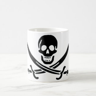 Taza De Café Bandera de pirata auténtica de Jack Rackam