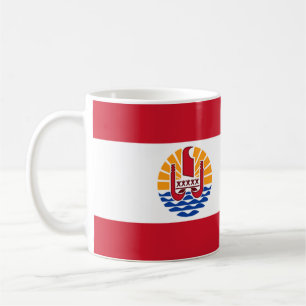 Taza De Café Bandera de Polinesia francesa