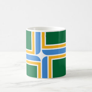 Taza De Café Bandera de Portland (Oregón)