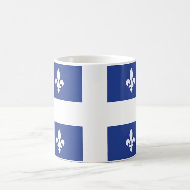 Taza De Café Bandera de Quebec (Centro)