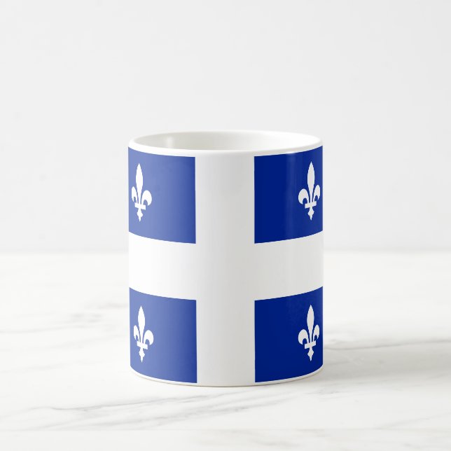 Taza De Café Bandera de Quebec Mug (Centro)