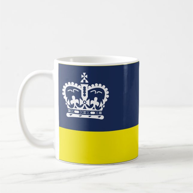Taza De Café Bandera de Regina, Saskatchewan Café Mug (Izquierda)