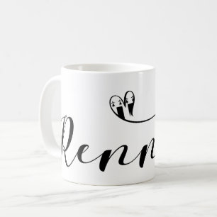 Taza De Café Bandera de Rennes en el corazón, Roazhon Bretaña