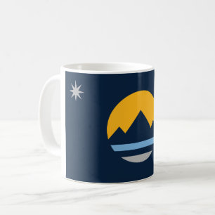 Taza De Café Bandera de Reno (Nevada City)