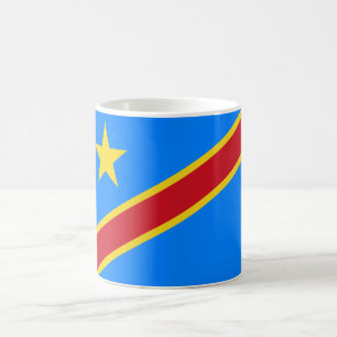 Taza De Café Bandera de República Democrática del Congo