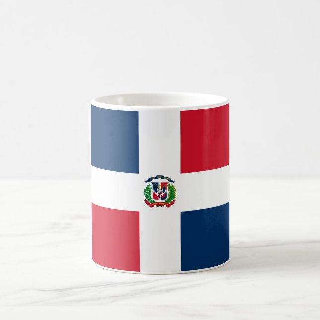 Taza De Café Bandera de República Dominicana (Centro)