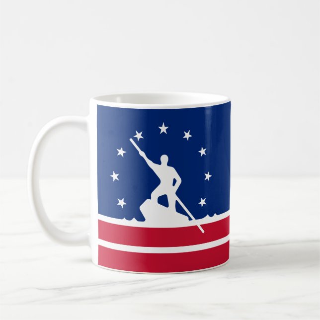 Taza De Café Bandera de Richmond, Virginia Coffee Mug (Izquierda)