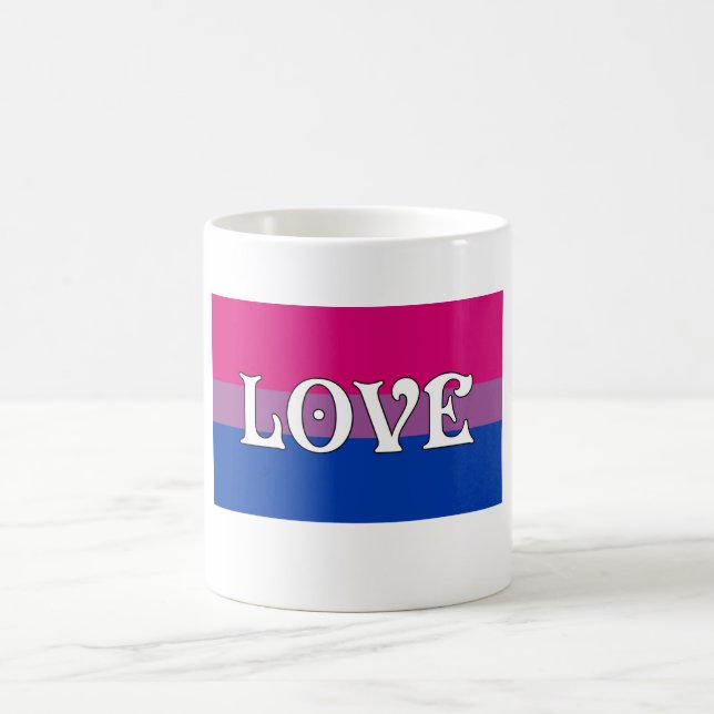 Taza De Café Bandera de RÍO Orgullo bisexual (Centro)