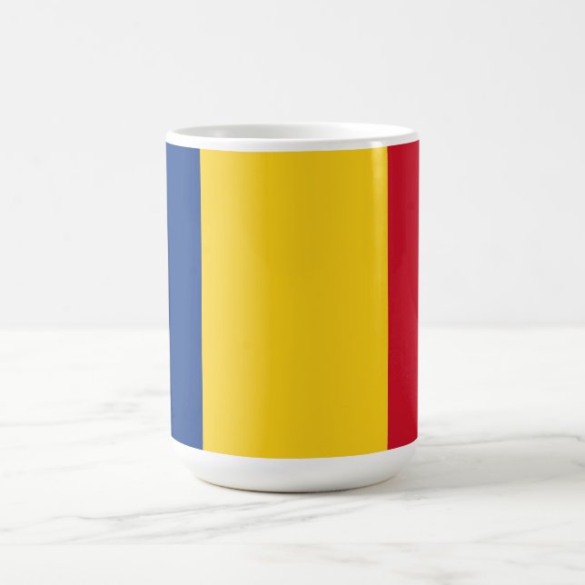 Taza De Café Bandera de Rumania (Centro)