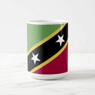 Taza De Café Bandera de Saint Kitts y Nevis