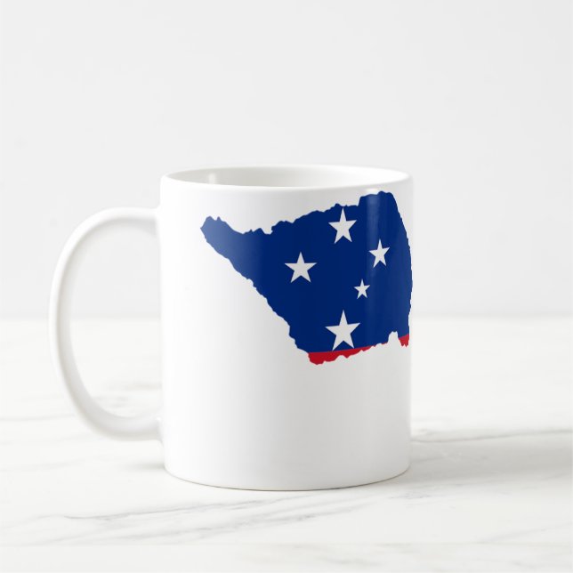 Taza De Café Bandera de Samoa (Izquierda)