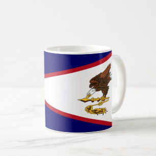 Taza De Café Bandera de Samoa Americana