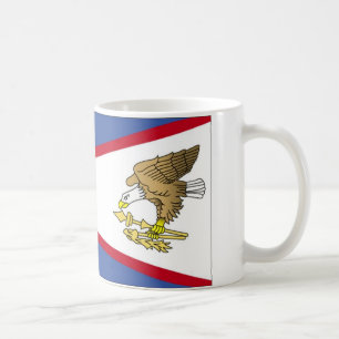 Taza De Café Bandera de Samoa Americana