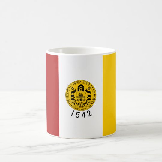 Taza De Café Bandera de San Diego
