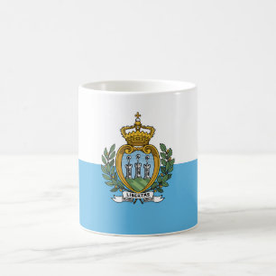 Taza De Café Bandera de San Marino