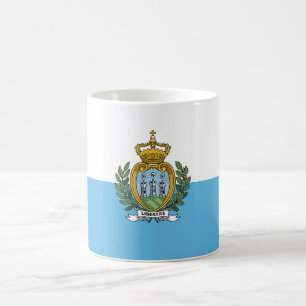 Taza De Café Bandera de San Marino