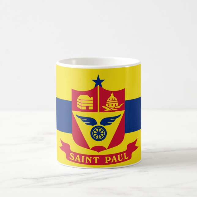 Taza De Café Bandera de San Pablo (Minnesota) (Centro)