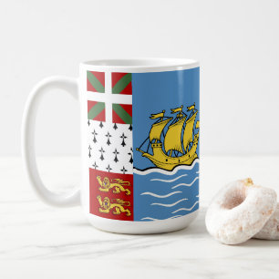 Taza De Café Bandera de San Pedro y Miquelón
