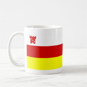Taza De Café Bandera de Santa Bárbara, café de California