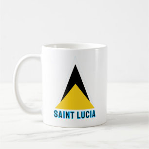 Taza De Café Bandera de Santa Lucía