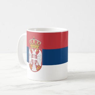 Taza De Café Bandera de Serbia