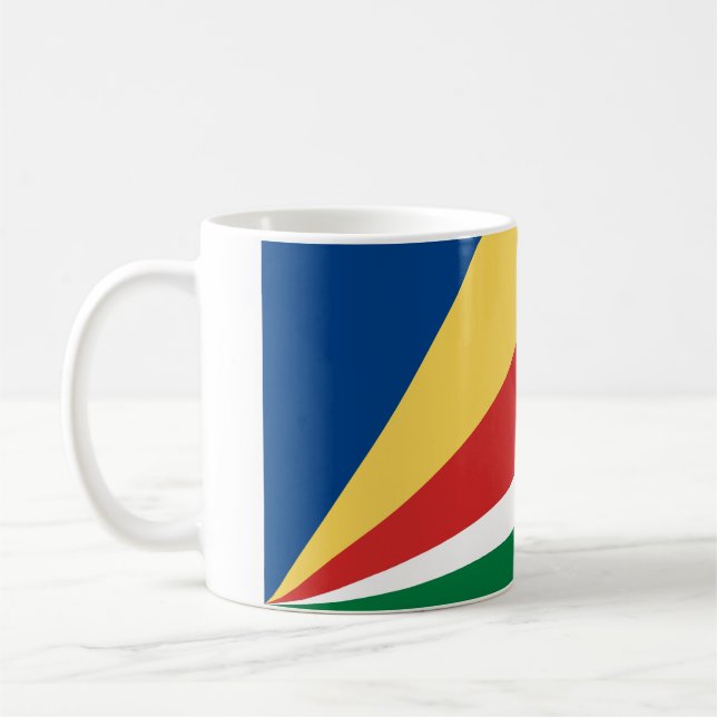 Taza De Café Bandera de Seychelles (Izquierda)