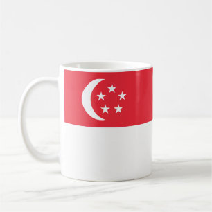Taza De Café Bandera de Singapur
