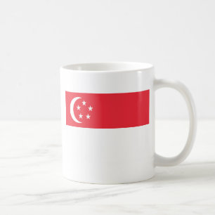Taza De Café Bandera de Singapur - 新加坡国旗 - Bendera Singapura
