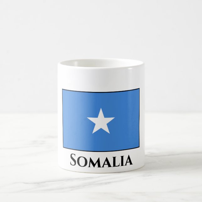 Taza De Café Bandera de Somalia (somalí) (Centro)